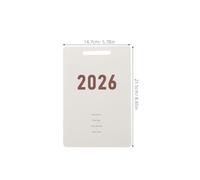 ZUNOXAZ Agenda Journalier Avec Recharges Pour Calendrier De Bureau Feuilles De Planification Journalières Pour Suivi Et Rendez Adapté Maison Et Travail