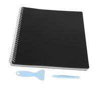 ZUNOXAZ Album de Rangement Autocollants Réutilisable Grand Format avec Outils Cahier Vierge pour Collection Autocollants Organiseur pour Garçon Fille et Adultes