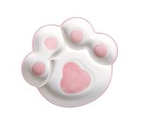 ZUNOXAZ Assiette Décorative Céramique Chat Assiette à Fruits Compartimentée pour Servir pour Déjeuner Repas à Design Mignon et Pratique