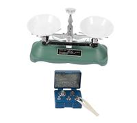 ZUNOXAZ Balance de Laboratoire Mécanique avec Plateau Double Pan pour Expérience Physique Scolaire avec Poids Cadre Portable et Ajustable