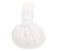 ZUNOXAZ Balle de Massage Chauffante aux Herbes Naturelles Sphère de Compression pour Moxibustion Rouleau Manuel Portable Blanc Accessoire de Thérapie Traditionnelle Détente Musculaire