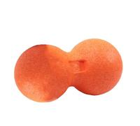 ZUNOXAZ Balle de Massage D’Arachide Antidérapante Orange Masseur de Tissus Profonds pour Relaxation Musculaire Ballon de Mobilité Double pour Fitness et Massage du Dos