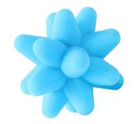ZUNOXAZ Balle De Massage En Silicone Bleue, Balle De Pilates Et Ballon De Fitness Élastique, Ant Éclatement, Musculation Et Relaxation Musculaire, Séance De Yoga Et Bien-être, Usage Sportif Et Détente
