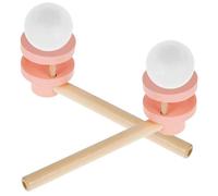 ZUNOXAZ Balle Flottante Bois Rose Jeu Éducatif Soufflant pour Garçon Fille Développement du Souffle et Renforcement des Muscles des Lèvres Adapté Aux Jeux Intérieur et Extérieur