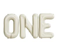 ZUNOXAZ Ballon Lettre Aluminium 101 CM Crème Blanc Ballon Chiffre 1 pour Fête D’Anniversaire Décoration Solide et Facile à Gonfler Articles de Fête Anniversaire Premier Anniversaire