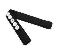 ZUNOXAZ Bandeau D'acupression Tête Et Masseur De Cuir Chevelu Portable, Réglable Et Réutilisable, Bandeau De Confort Noir, Accessoire De Yoga Compact Pour Massage Et Relaxation, Voyage