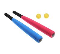 ZUNOXAZ Batte de Baseball Mousse pour Garçon Fille Jeu Interactif Sécurisé Améliore Coordination Main Œil et Esprit Équipe Extérieur Battes Balles Couleurs Aléatoires