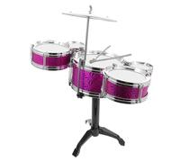 ZUNOXAZ Batterie Jazz Éducatif pour Tout-Petits et Garçon et Filles D'âge Préscolaire, Ensemble 5 Tambours Moyen, Instrument Musical pour Bébé, Couleur Aléatoire Style Aléatoire