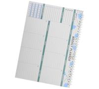 ZUNOXAZ Bloc-notes Hebdomadaire B5, Agenda de Planification et Organisation du Travail, Carnet de Notes pour Bureau et Études, Bloc-notes de Liste de Tâches Quotidien, Calendrier