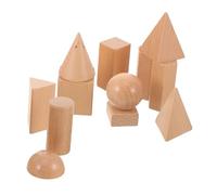 ZUNOXAZ Blocs de Construction Géométriques en Bois Naturel pour Garçon et Filles Jeu Éducatif de Reconnaissance des Formes Puzzle Cube en Bois Lisse Jouet D’Association ’éveil Montessori Maison,