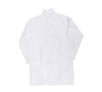 ZUNOXAZ Blouse Chimie Garçon Fille Coton Confortable Blouse Blanche Garçon Fille pour Cosplay et Photo Design Simple et Facile à Enfiler Petite Adaptée Aux