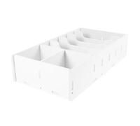 ZUNOXAZ Boîte à Monnaie Multi Capacité Tiroir Portable pour Billets et Documents Rangement avec Compartiments Amovibles pour Bureau et Caisse