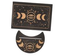 ZUNOXAZ Boîte et Support Bois pour Cartes de Tarot Rangement Compact avec Couvercle Présentoir Pratique pour Cartomancie et Décoration