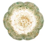 ZUNOXAZ Bol Décoratif Lotus Résine Cristal Porte-bijoux Multifonction pour Bagues Boucles Oreilles et Clés Plateau Trinket Élégant pour Rangement sur Coiffeuse ou Entrée Vert