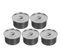 ZUNOXAZ Bol Vapeur Inox 5 Pièces Résistant Haute Température Plateau et Grille Vapeur pour Cuisson Saine Légumes Œufs et Bébé