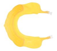 ZUNOXAZ Bonnet de Garçon Fille Ajustable Silicone Jaune Protection Oreilles et Cheveux Chapeau Bain Garçon Fille Unisexe pour Lavage Facile