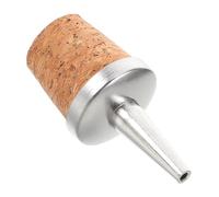 ZUNOXAZ Bouchon Verseur pour Bouteille d'alcool Amer en Métal et Bois avec Base en Liège, Design Polyvalent pour Bars à Cocktails, Restaurants et Distilleries
