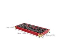 ZUNOXAZ Boulier Bois pour Compter Abacus Éducatif Chinois Pratique Coordination Main Œil Apprentissage Mathématique Garçon Fille et Adolescents