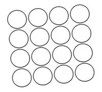 ZUNOXAZ Bracelets en Silicone 50 Pièces Noirs, Bandes Extensibles pour Loisirs Créatifs, Résistants à L'usure, Adaptés aux Poignets Adultes Unisexes