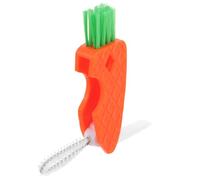 ZUNOXAZ Brosse de Nettoyage pour Biberons et Bouteilles Brosse Mini Carotte pour Bouchons et Sillons Nettoyeur Pratique pour Tasse et Sucette Rangement Facile