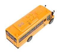 ZUNOXAZ Bus Scolaire Garçon Fille Modèle Portable avec Portes Ouvertes et Musique Voiture Éducatif pour Garçons et Filles