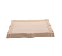 ZUNOXAZ Cadre Miroir Bois Sculpté Européen Vintage Cadre Décoratif Non Peint avec Applique Bois pour Décoration Murale Miroir Rustique pour Salon Chambre Entrée