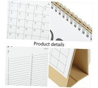 ZUNOXAZ Calendrier de Bureau Décoratif sans Marque Calendrier Multifonction pour Planification et Rappel Accessoire de Bureau Pratique pour Enseignants Étudiants et
