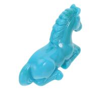 ZUNOXAZ Carte de Vœux Nouvel an Chinois 2026 Figurine Cheval Verte Mini Sculpture Décoration de Maison 2026 Symbole Zodiaque Présent Amulette Collection