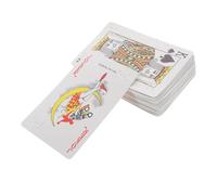 ZUNOXAZ Cartes de Poker Braille Grand Format pour Aveugles et Malvoyants Tactile Accessible Polyvalent pour Adultes et Garçon Fille Outil Aide Lecture et Au Divertissement