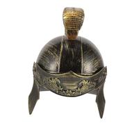 ZUNOXAZ Casque Romain Adulte Doré pour Costume de Soldat Accessoire de Cosplay Vintage Médiéval pour Fêtes et Halloween