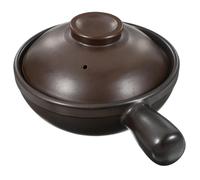 ZUNOXAZ Casserole Céramique Traditionnelle pour Cuisine Domestique Pot de Cuisson Résistant Haute Température avec Daération et Polyvalent pour et Plats Mijotés