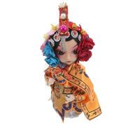 ZUNOXAZ Chinese Traditional Opera Doll Handmade Peking Opera Figurine Festive Cultural Decoration and Vintage Collectible Souvenir for Home and Office