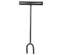 ZUNOXAZ e Compteur D'eau à Poignée en T, Outil de Vanne Noir | Fer, Long Manche Fourche en U et Crochet, Arrêt D'urgence, pour Robinets et Radiateurs