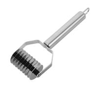 ZUNOXAZ Coupe-pâte Inox Manuel pour Nouilles et Pâtisserie Découpe-spaghetti Tranchant Outil de Cuisine Polyvalent sans Électricité Poignée Antidérapante Ergonomique