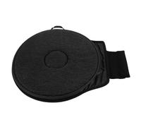 ZUNOXAZ coussin pivotant kit siège chauffant Soulagement de la douleur au bas du rehausseur de siège pour adultes conduisant coussins de siège de oreiller bbl fibre Noir