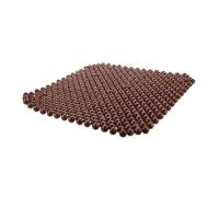 ZUNOXAZ Coussin Siège Voiture Perles de Bois Carrées Confortable et Pratique Protection Rafraîchissante pour Camion RV et Pickup Facile à Installer