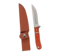 ZUNOXAZ Couteau à Viande Acier Inoxydable avec Cran Arrêt Coupe Viande Mongol Polyvalent pour Cuisine Ensemble avec Étui Adapté à Découpe Agneau et Usage