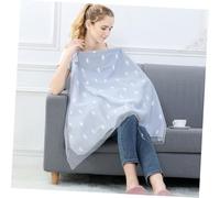 ZUNOXAZ Couverture Allaitement Coton Ajustable Poncho Multifonction Respirant Protection Exposition et Voile Dallaitement Couronne Unique