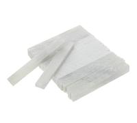 ZUNOXAZ Craie de Soudage en Stéatite Naturelle 21 Recharges 68x8x4,2 Mm Stylo de Marquage Textile Blanc pour Carreaux Acier et Métal Usage Professionnel et Artisanal