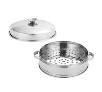 ZUNOXAZ Cuiseur Vapeur Inox Épais avec Couvercle pour et Uniforme Panier Vapeur Multifonction pour Cuisine Maison