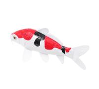ZUNOXAZ Décoration Poisson Plastifié Réaliste Garçon Et Filles, Modèle Carpe Koi Moyenne Taille, Plastique Solide, Décoration De Bureau Et Maison, Présent Pendaison Crémaillère