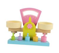 ZUNOXAZ Éducatif Bois Balance de Comptage pour Garçon Fille Aide Pédagogique Cognitive Mathématique pour Garçons et Filles Salle de Classe et Apprentissage à Compter