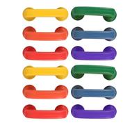 ZUNOXAZ Ensemble de 12 Téléphones Jouets pour Tout-Petit, Colorés, Taille Petite, en Plastique Léger, D'orthophonie Éducatif pour Améliorer la Fluidité de Lecture Prononciation, pour Jeu