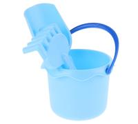 ZUNOXAZ Ensemble de Jardinage Garçon et Filles 3 Pièces Mini Pelle Râteau Seau Bleu Outils de Jardinage pour Jeu en Plein Air, Plantation et Apprentissage Nature, Jouets Jardin Garçon