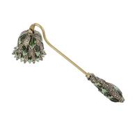 ZUNOXAZ Éteignoir à Bougie en Métal 17x6x4,5 Cm, Extincteur De Bougie Domestique Manche Long, Accessoire Aromathérapie pour Usage Familial Et Cérémonies