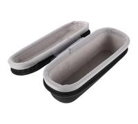 ZUNOXAZ Étui de Protection Rigide Résistant la Poussière L'humidité Eva Portable Noir pour Thermomètre Frontal et Auriculaire pour Voyage et Usage à Domicile