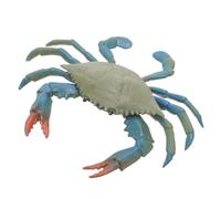 ZUNOXAZ Figurine de Crabe Miniature en PVC Modèle de Crabe de Simulation Réaliste Décoration pour Aquarium et Jeu Éducatif Compact Taille Petite pour Garçon et Filles
