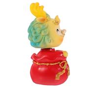 ZUNOXAZ Figurine Dragon Chinois Résine Décor Cartoonesque pour Bureau et Maison Petite Statue Légère et Facile à Installer Ornement de an Chinois Cadeau Décoration Feng Shui