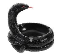 ZUNOXAZ Figurine Serpent Résine Cendrier Décoratif Unique pour Bureau Et Maison Créatif pour Amateurs De Serpents Élément Esthétique à Usage Fonctionnel