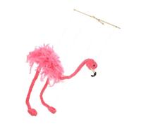 ZUNOXAZ Flamant Rose avec Fils Interactif pour Spectacles à Main pour Animations